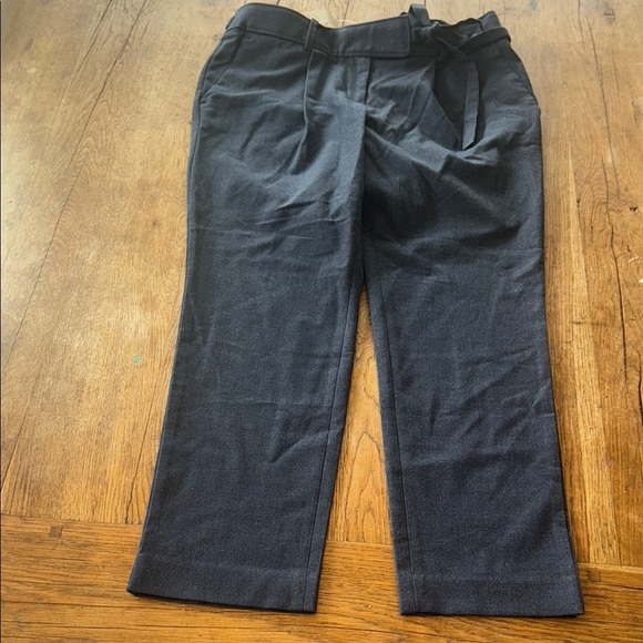 LOFT grey/ blue tie waist trousers NWT - Picture 1 of 7